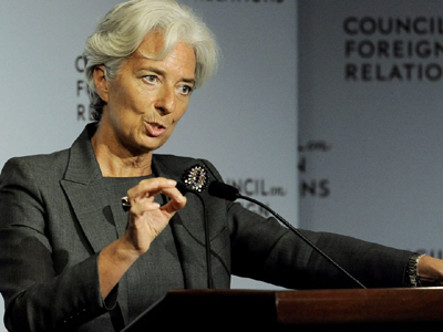 Η Λαγκάρντ στο Ελληνικό Κοινοβούλιο